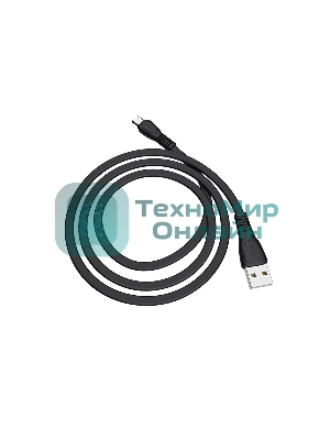 Кабель HOCO USB X40 Noah для Micro USB, 2.4А, 1 м, черный