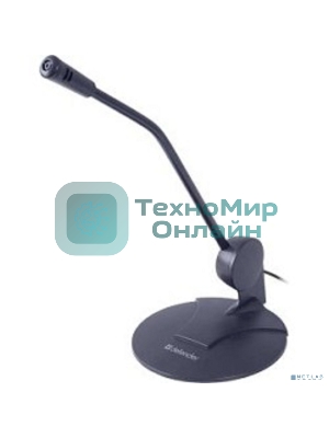 Микрофон Defender MIC-117 черный, кабель 1.8 м
