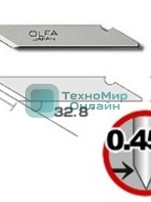 Лезвия для канцелярского ножа OLFA OL-KB 6 мм