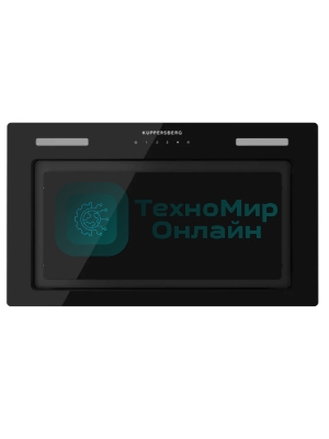 Вытяжка встраиваемая Kuppersberg High-Tech Inflat 60 B черный, 60 см, 780 куб. м/ч, 56 дБ