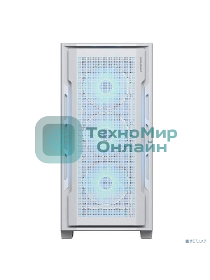 Корпус Cougar Uniface X RGb V2 White, 4x140мм ARGb PWM Fan, ARGb PWM Fan Hub, без БП, E-ATX