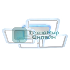 Потолочный светодиодный светильник FA537/4 WH белый 148W 670*670*120 (ПДУ РАДИО 2.4)