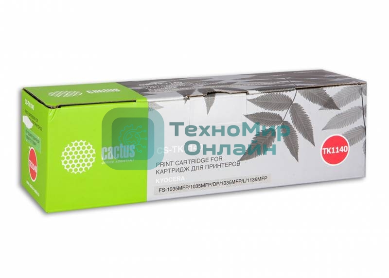 Картридж лазерный Cactus CS-TK1140 черный (7200 стр.) для Kyocera FS-1035MFP DP/1135MFP