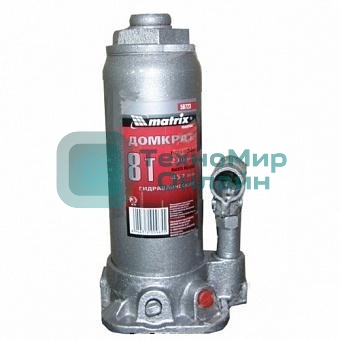 Домкрат Matrix бутылочный 8т h подъема 230–457мм