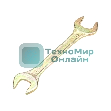 Ключ гаечный рожковый Rexant 19х22 мм, желтый цинк