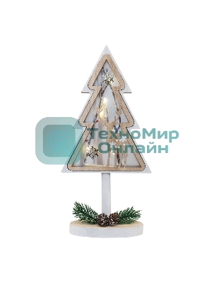 Деревянная фигурка с подсветкой 