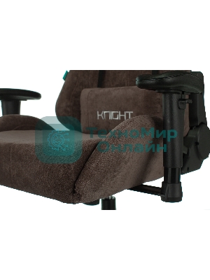 Кресло Бюрократ VIKING KNIGHT LT10 FABRIC коричневый, ткань, 120 кг, механизм качания