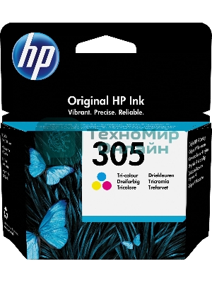 Картридж струйный HP 305 3YM60AE многоцветный (100 стр.) (2мл) для HP DJ 2320/2710/2720