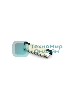 Разъем FPC Half Coverage Bottom Contact 0.8K-BX-10PWB 10 pin высота 2мм шаг 0,8мм