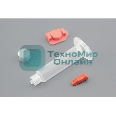 Промышленный шприц 5 мл с красной крышкой