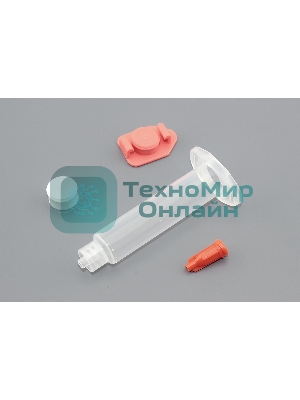 Промышленный шприц 5 мл с красной крышкой