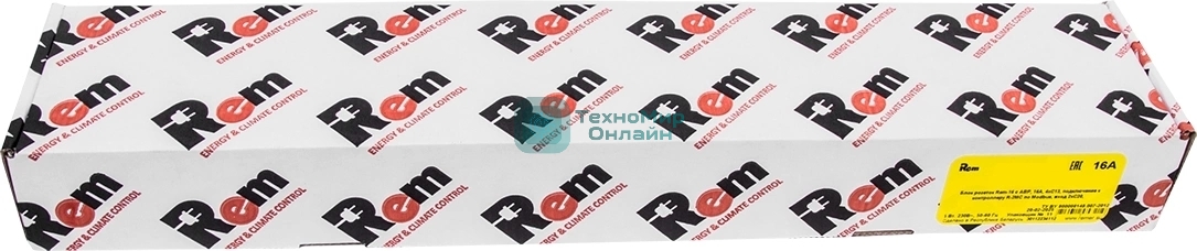 Блок розеток АВР Rem R-16-2S-T-440-2XC20 1U 19