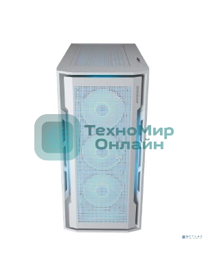 Корпус Cougar Uniface X RGb V2 White, 4x140мм ARGb PWM Fan, ARGb PWM Fan Hub, без БП, E-ATX