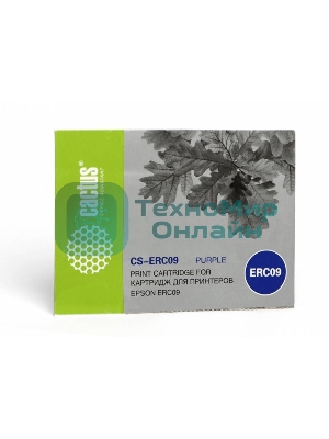 Картридж матричный Cactus CS-ERC09 пурпурный 4 мм, 0.21 м для Epson ERC09
