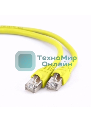 Патч-корд FTP Cablexpert cat.6, 10м, литой, многожильный, желтый