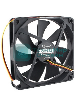 Вентилятор Gembird D14025HM-3 140x140x25, гидродинамический, 3 pin, провод 40 см 80