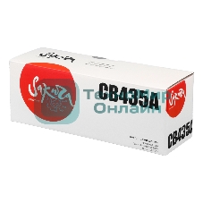 Картридж лазерный Sakura CB435A для HP LJ P1005/P1006, черный, 2000 к.