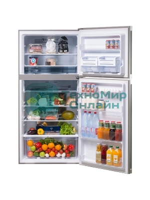 Холодильник Sharp SJ-XG60PMBE бежевый двухкамерный 422/178 л морозилка сверху, No Frost