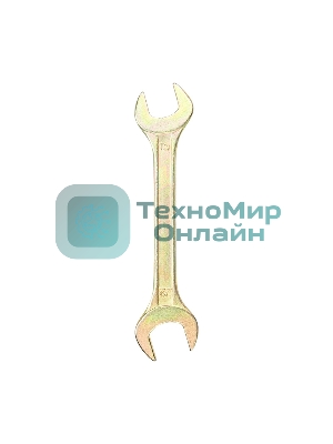 Ключ гаечный рожковый Rexant 19х22 мм, желтый цинк