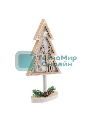 Деревянная фигурка с подсветкой 