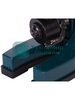 Микроскоп Levenhuk LabZZ M1 монокуляр 100-300 на 3 объектива зеленый/оранжевый