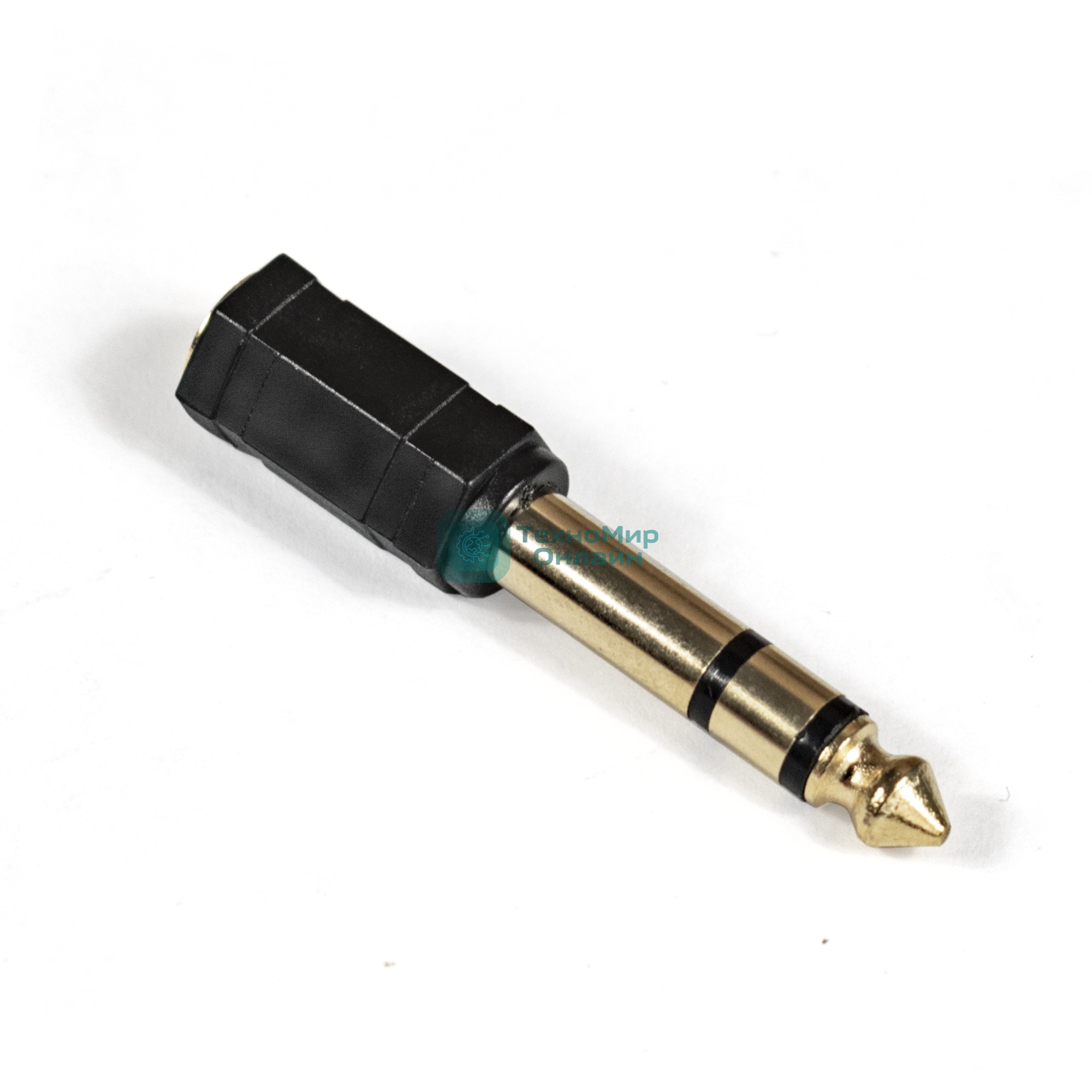 Переходник аудио Exegate EX284949RUS EX-AA-3F6M (6.35мм Jack M/3.5мм Jack F)