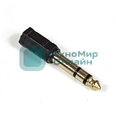 Переходник аудио Exegate EX284949RUS EX-AA-3F6M (6.35мм Jack M/3.5мм Jack F)