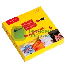 Кабель USB HOCO X21 Silicone для Type-C, 3.0А, 1.0м, красный