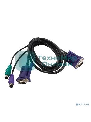 Переключатель D-Link DKVM-CB Кабель KVM длиной 1,8 м с разъемами PS2