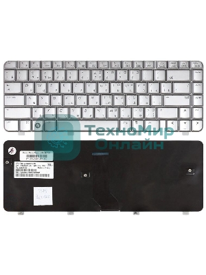 Клавиатура для ноутбука HP Pavilion DV4-1000 серебристая