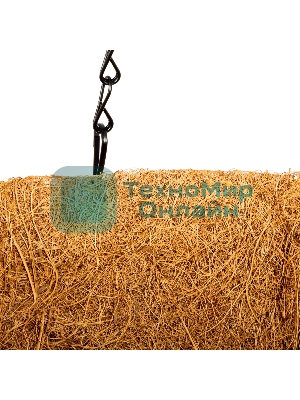 Кашпо подвесное с декором Palisad с кокосовой корзиной, диаметр, 30 см