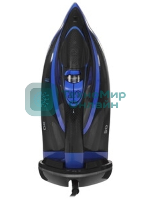 Утюг BQ SIC1003 черный/синий, 3000 Вт, 45 г/мин, 200 г/мин, 320 мл