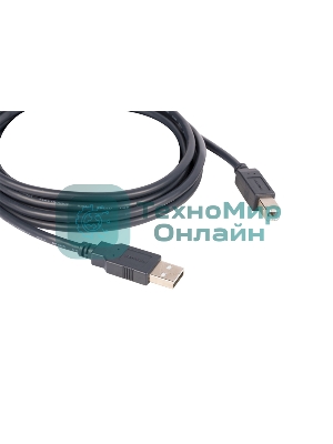 Кабель Kramer C-USB/AB-6 USB-A 2.0 вилка- USB-B вилка, 1,8 м