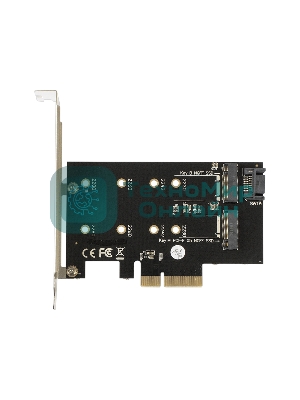 Переходник ExeGate EXE-509 M.2 B key + M.2 M Key -> PCI-Ex4/SATA