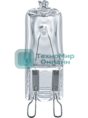 Лампа галогенная Navigator JCD9 60Вт капсульная G9 3000К 230В clear 2000h