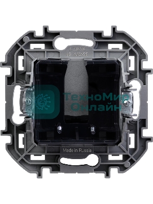 Inspiria Вывод кабеля с зажимом для крепления алюминий