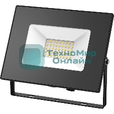 Прожектор светодиодный GAUSS 613527170 LED 70W 4450lm IP65 3000К черный 1/24