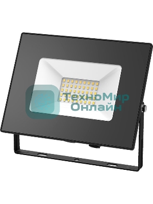 Прожектор светодиодный GAUSS 613527170 LED 70W 4450lm IP65 3000К черный 1/24