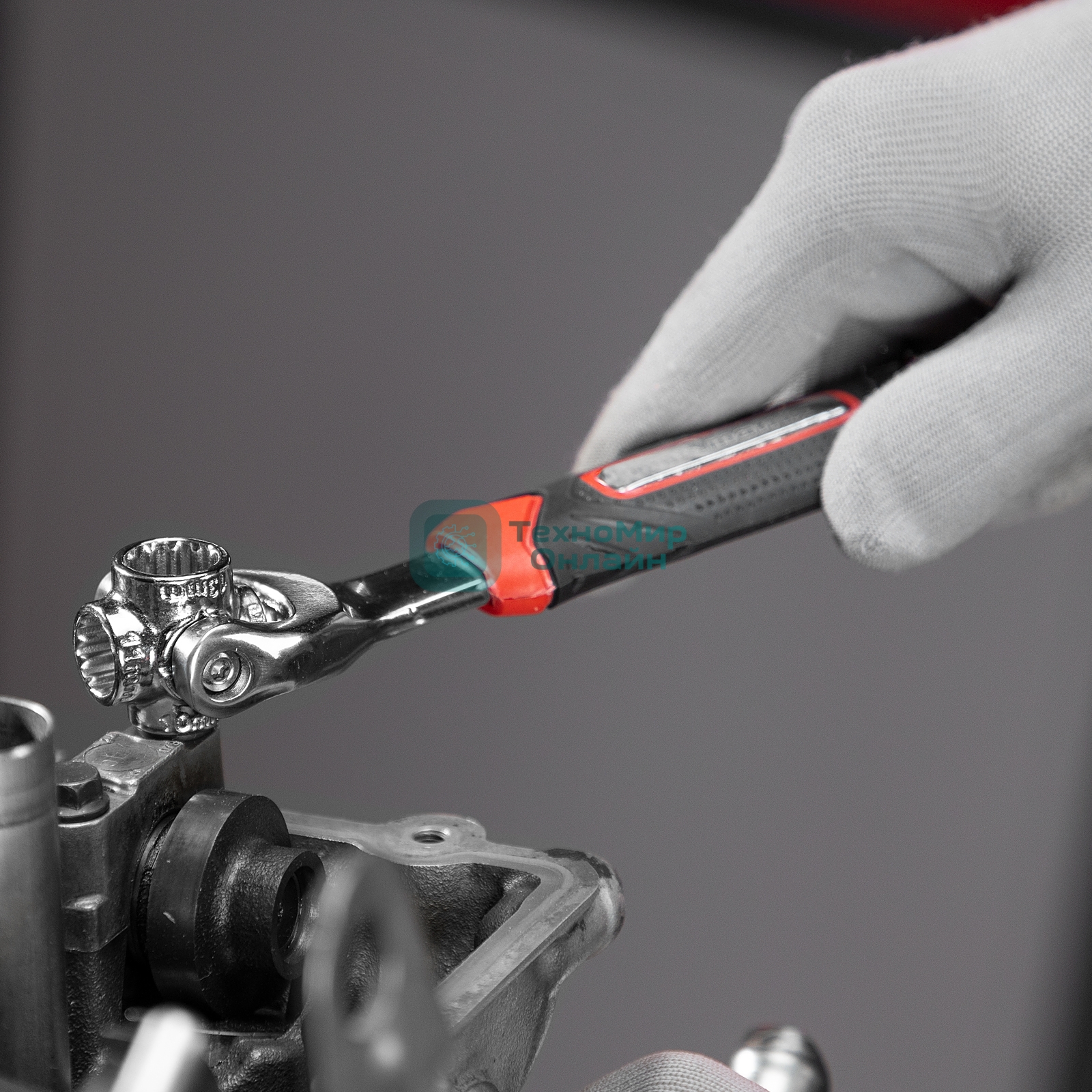 Ключ универсальный Matrix 48 в 1, СrV, 8-19мм, Spline