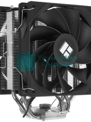 Кулер для процессора Thermalright Assassin Spirit 120 V2 серебристый/черный/серый (4-pin PWM, 154мм, Al/Cu, 4x6мм, 1x120мм, 66.17CFM, 25.6dBA, 1500RPM, S: 1851/1700/1200/115X, AM5/AM4)
