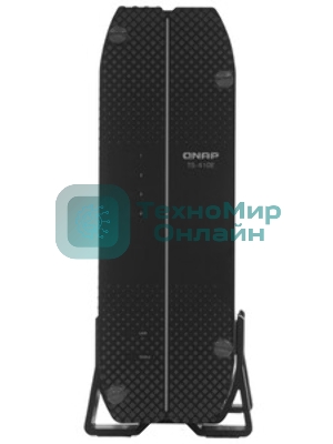 Сетевое хранилище SMB QNAP TS-410E-8G NAS fanless 4 2.5 SSD trays. Intel Celeron J6412 4-core 2.0-2.6 GHz, 8 Gb RAM (max), 2x2.5 GbE, 4xUSB 3.2 Gen 2 (10Gbps),1xHDMI
