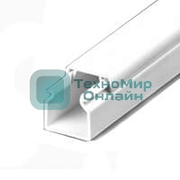 Кабель-канал 12х12 L2000 пластик с двойным замком УралПак КК-19012012-200