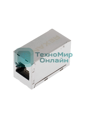 Проходной адаптер Rexant RJ-45(8P-8C), FTP экранированный, cat.6, (гнездо-гнездо)