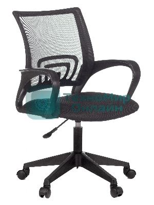 Кресло Бюрократ CH-695NLT/BLACK черный, сетка, 120 кг, механизм качания