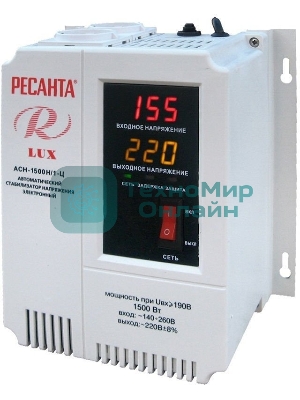 Стабилизатор АСН-500Н/1-Ц Ресанта LUX