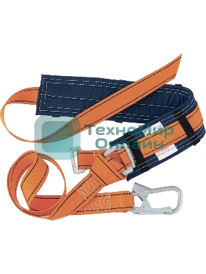 Удерживающая привязь Сибртех УП I, безлямочная, А-строп из синтетической ленты