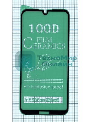 Керамическая пленка (стекло) для Huawei Y5 2019 черный