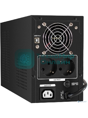 Источник бесперебойного питания ExeGate SineTower SN-1500.LCD.AVR.2SH.1C13.USB 1500VA/1200W, чистая синусоида, LCD дисплей, AVR, 2*Schuko+1*C13, USB, линейно-интерактивный, черный