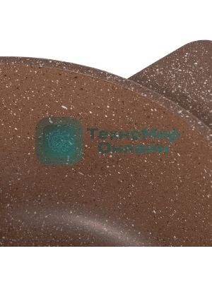Кастрюля Maunfeld CARMEL MF22CRM01CR, 22 см, 3 л из литого алюминия со стеклянной крышкой