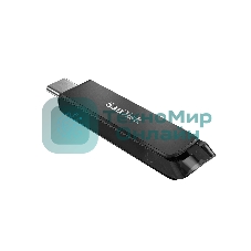 Флешка USB Sandisk CZ460 Ultra (SDCZ460-128G-G46), 128Gb, USB Type-C, R/W 150/30, черный